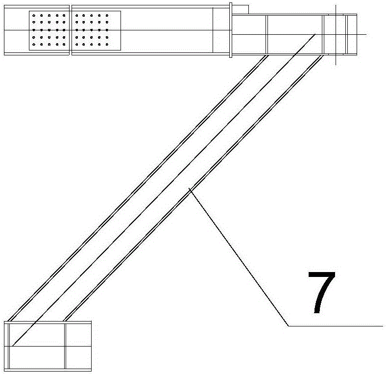 Integral lifting construction method and integral lifting construction device of veranda of multi-layer steel structure