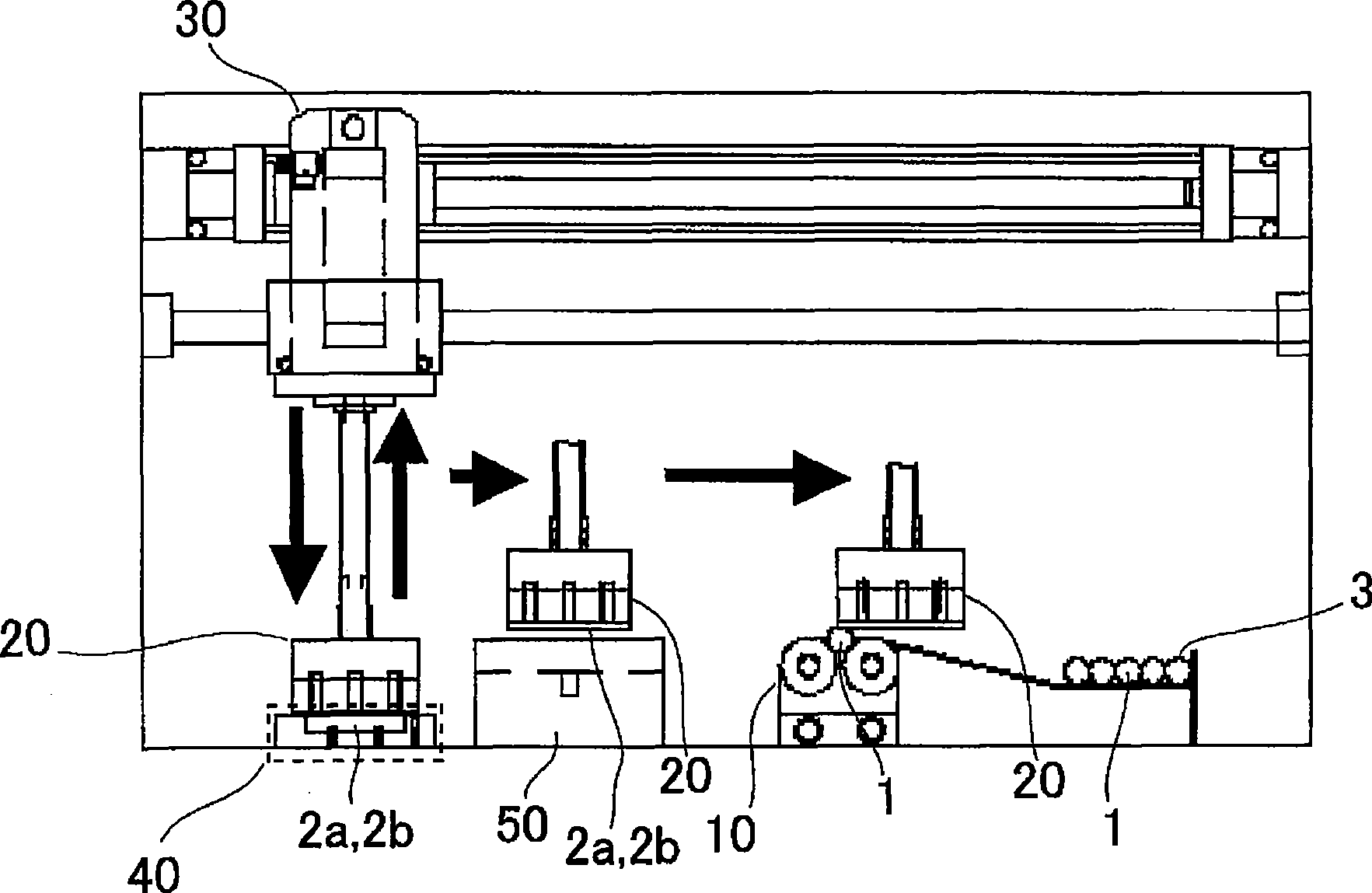 Device and method for forming a three-dimensional circuit board