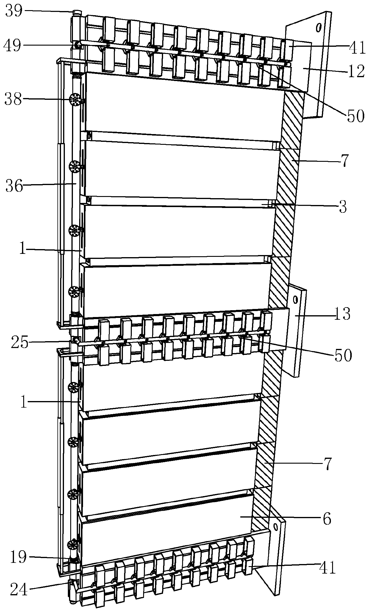 Construction method of drip irrigation type ecological fence