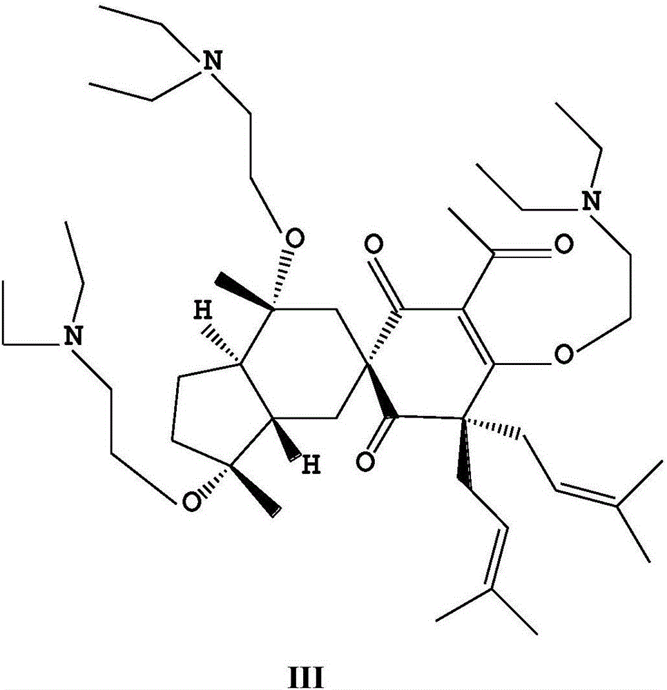 Application of composition of O-(lignocaine) ethyl derivative and O-(piperazinyl) ethyl derivative of Harrisotone A in antibacterial agents