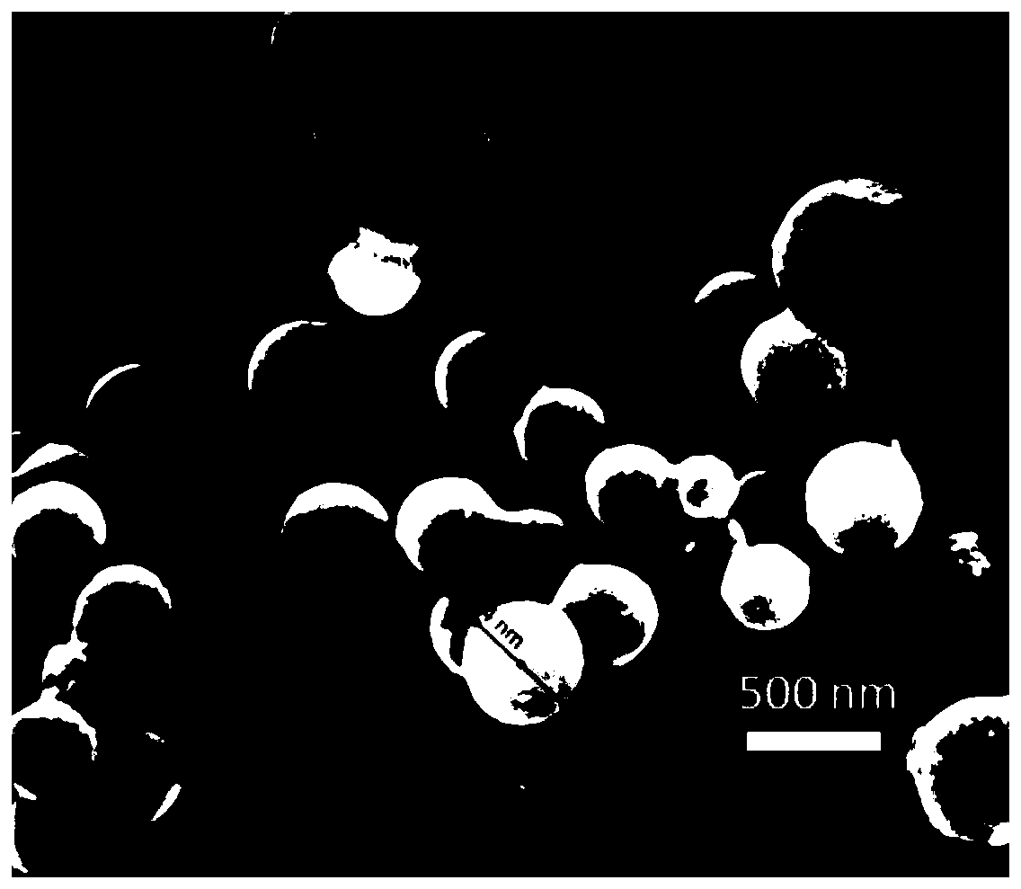 Carbon oxide ball doped solid polymer electrolyte membrane and preparation method and application thereof