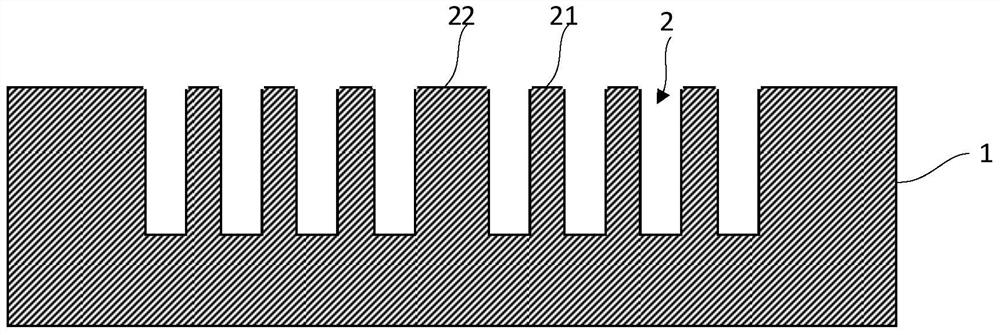 Silicon-based micro gas chromatography column with high separation efficiency and preparation method thereof