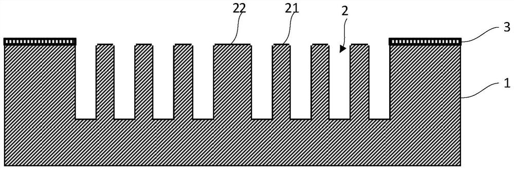 Silicon-based micro gas chromatography column with high separation efficiency and preparation method thereof