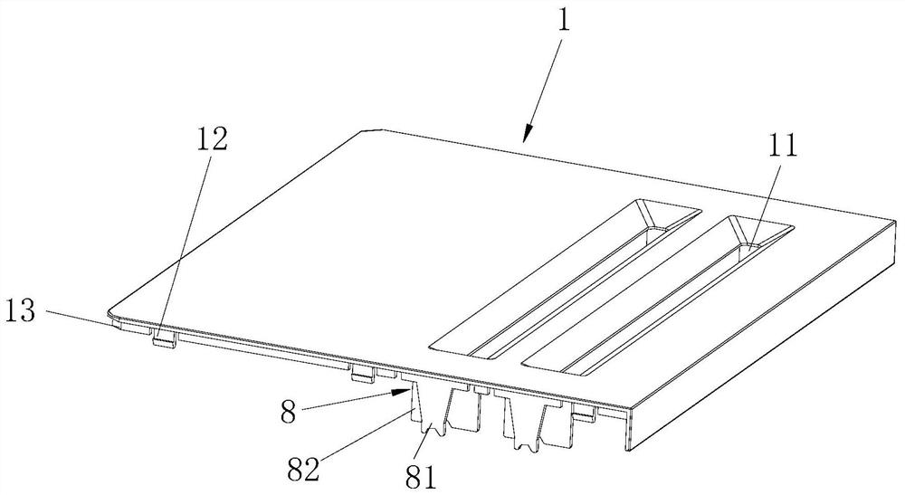 A refrigerator ice box structure