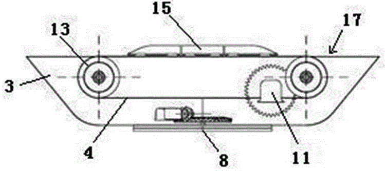 Movable multifunctional train test platform with movable model