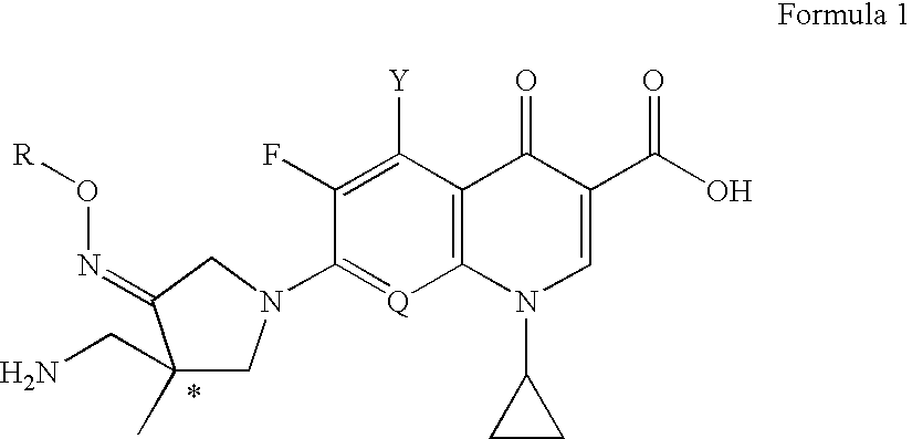 Optically active quinoline carboxylic acid derivatives with 7-pyrrolidine substituents causing optical activity and a process for the preparation thereof