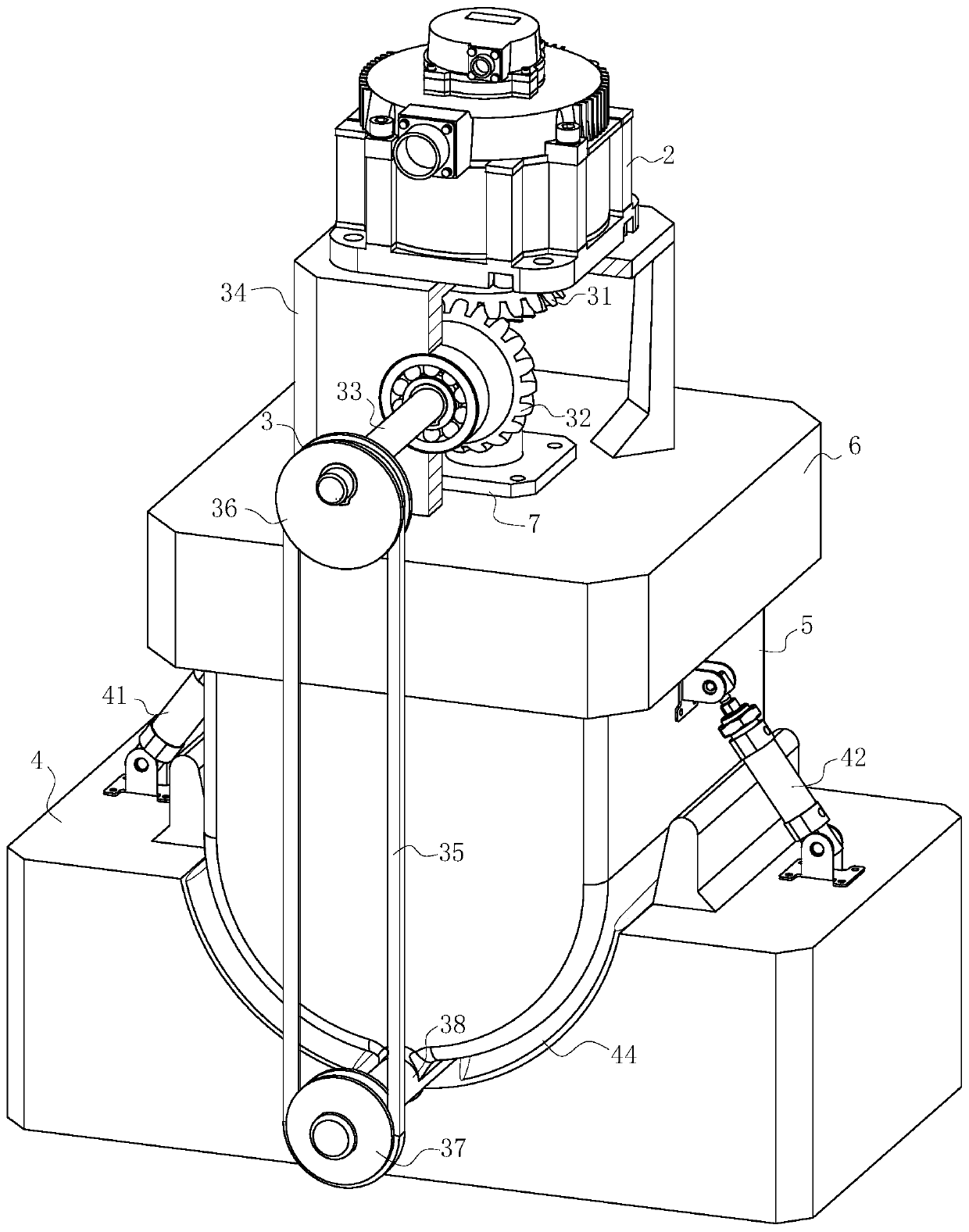 Aluminum-magnesium alloy die casting surface treatment device and treatment method