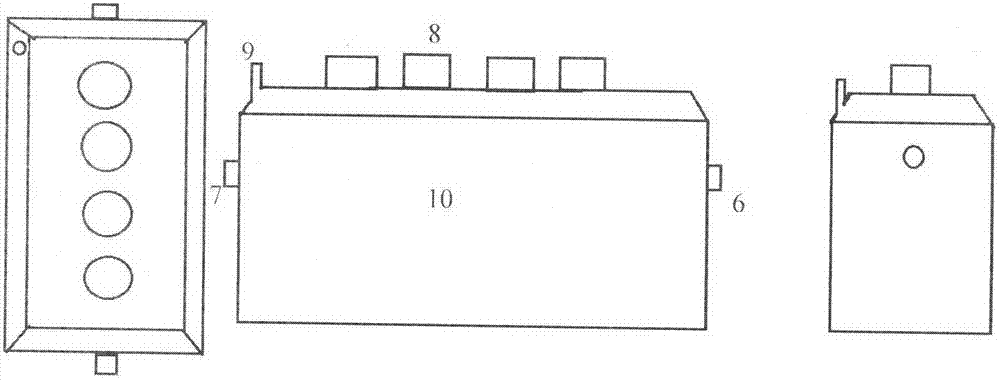 Integrated farming sewage treatment apparatus