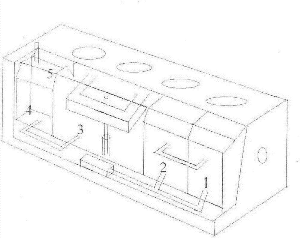 Integrated farming sewage treatment apparatus