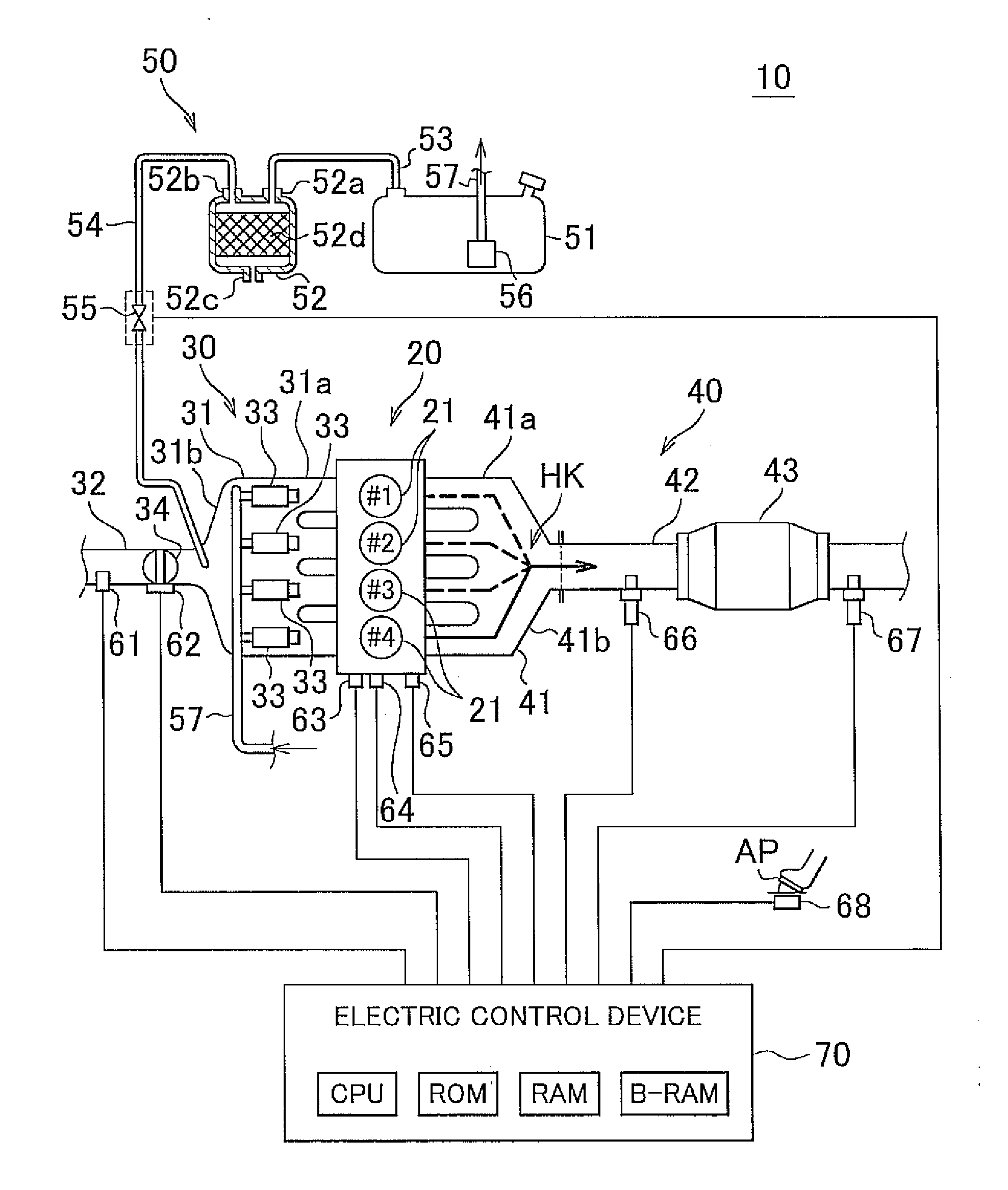 Abnormality determination system for multi-cylinder internal combustion engine