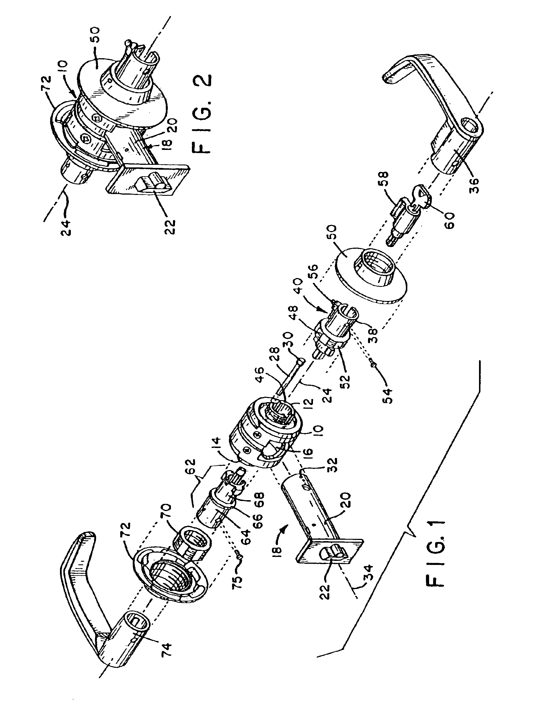 Security classroom function lock mechanism