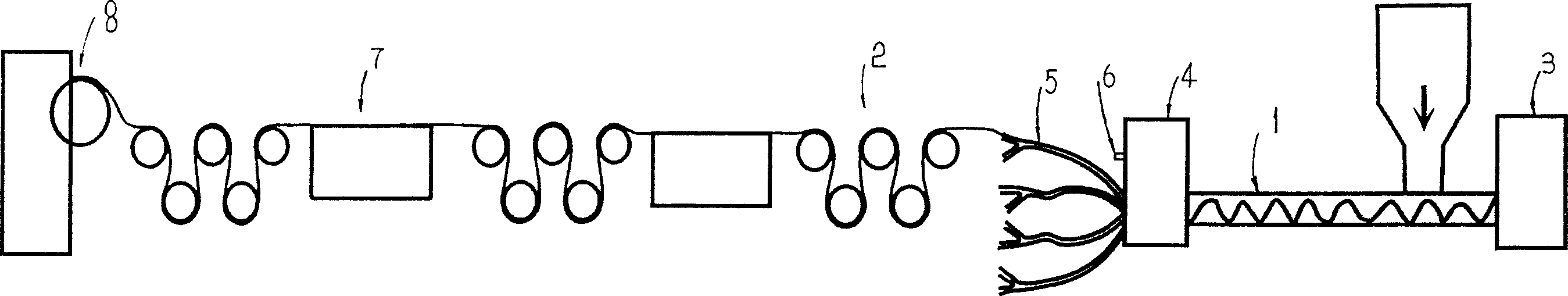 Highly effective plastic-steel belt processing device