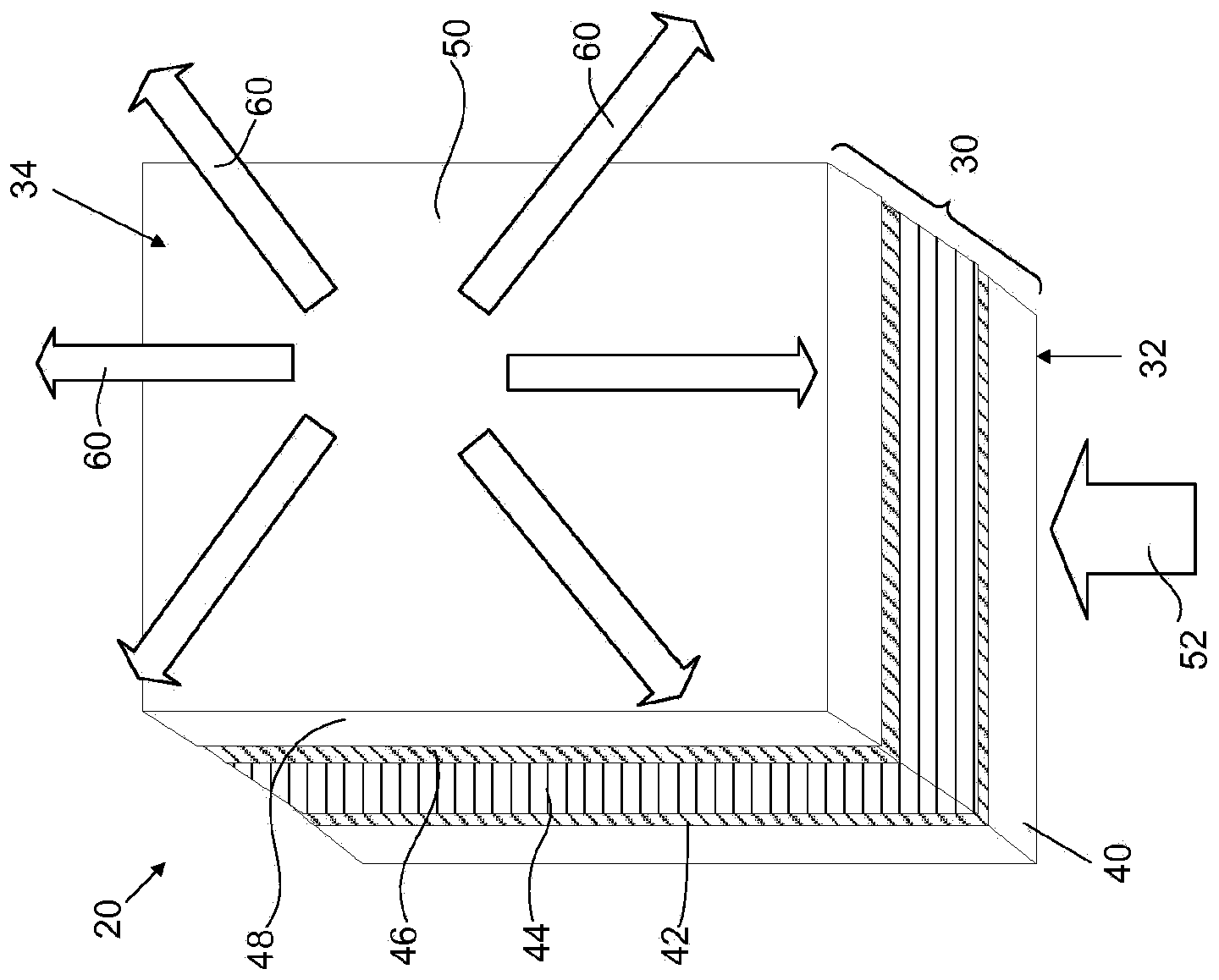 Spectrum filtering for visual displays and imaging having minimal angle dependence