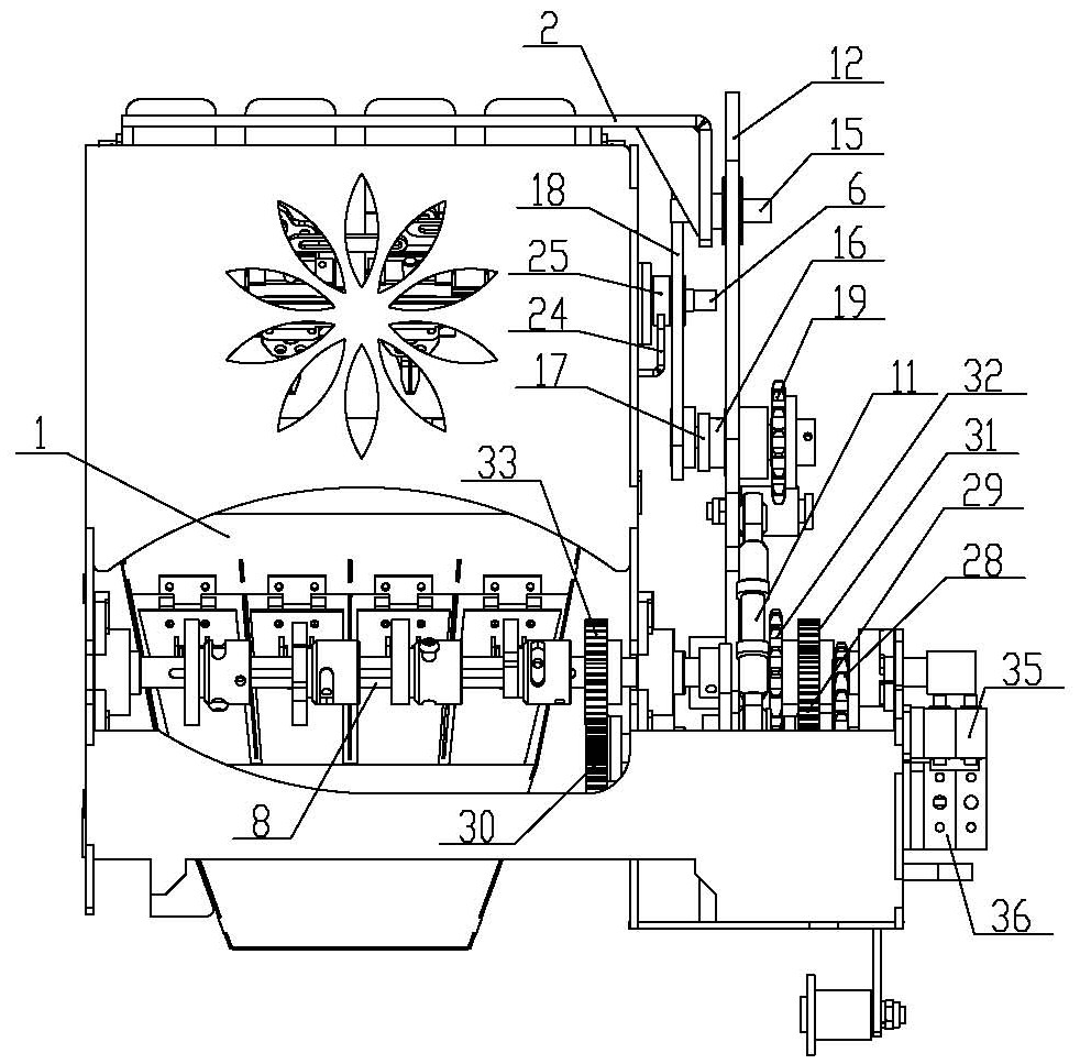 Seedling taking device of transplanter