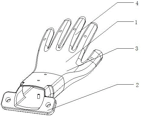 Pressure cast metal hand mold and preparation method thereof