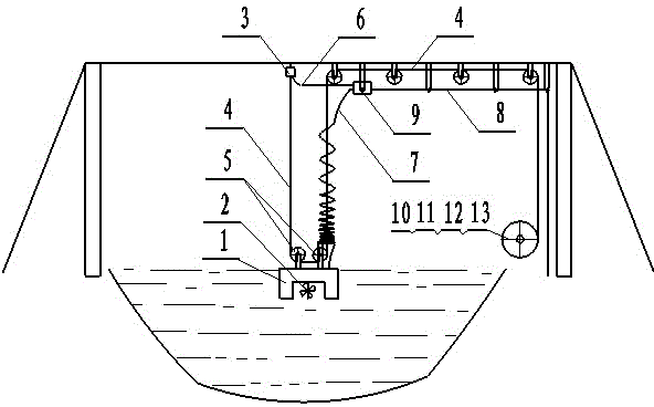 Water level and water flow velocity integral measuring device