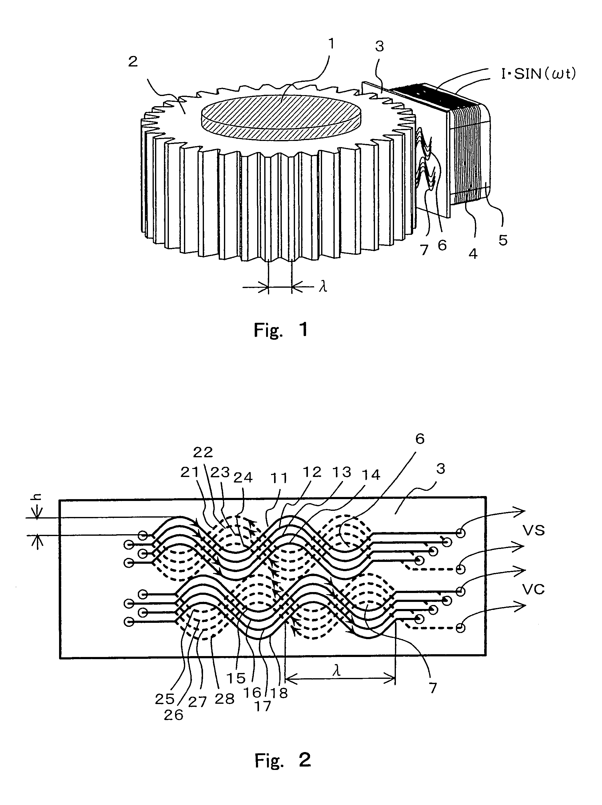 Electromagnetic induction type position sensor