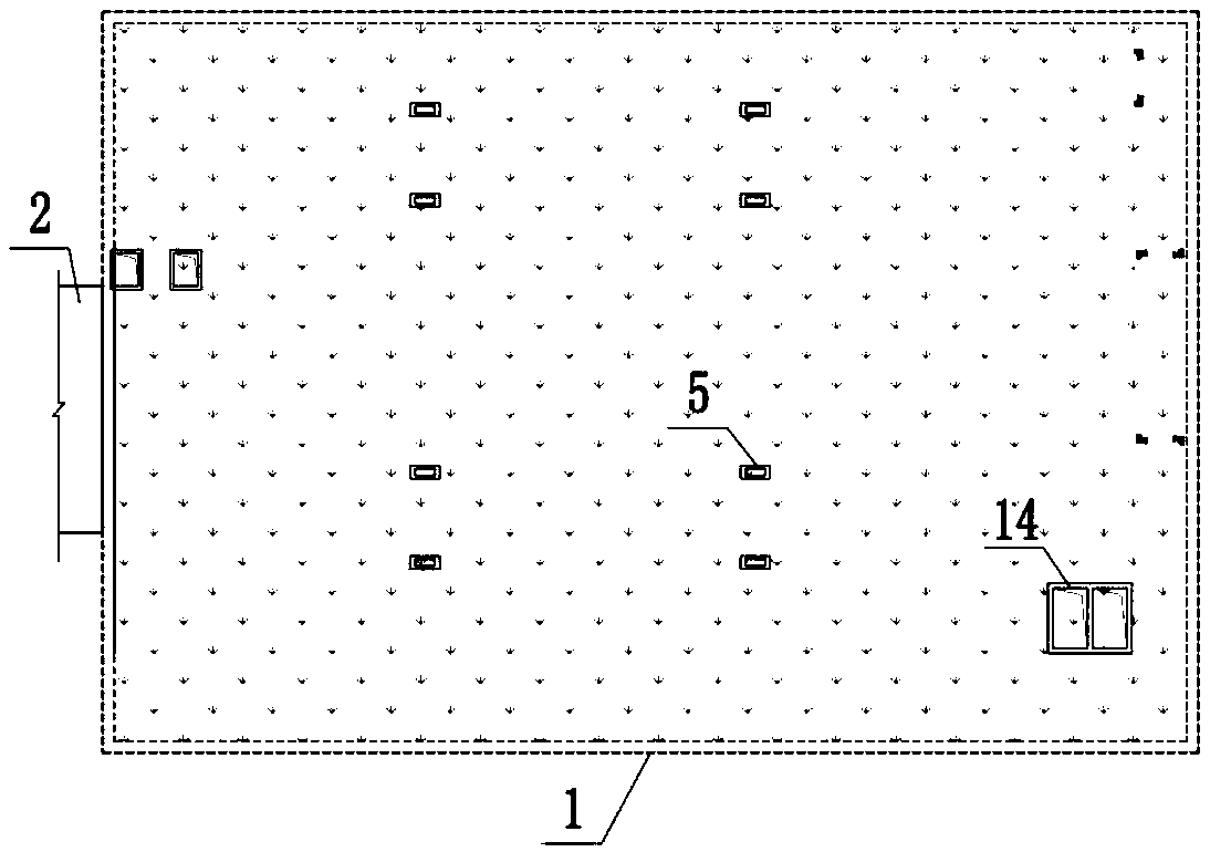 Double-layer regulation and storage tank for regulation and storage for flood peak and regulation and storage for initial rainwater