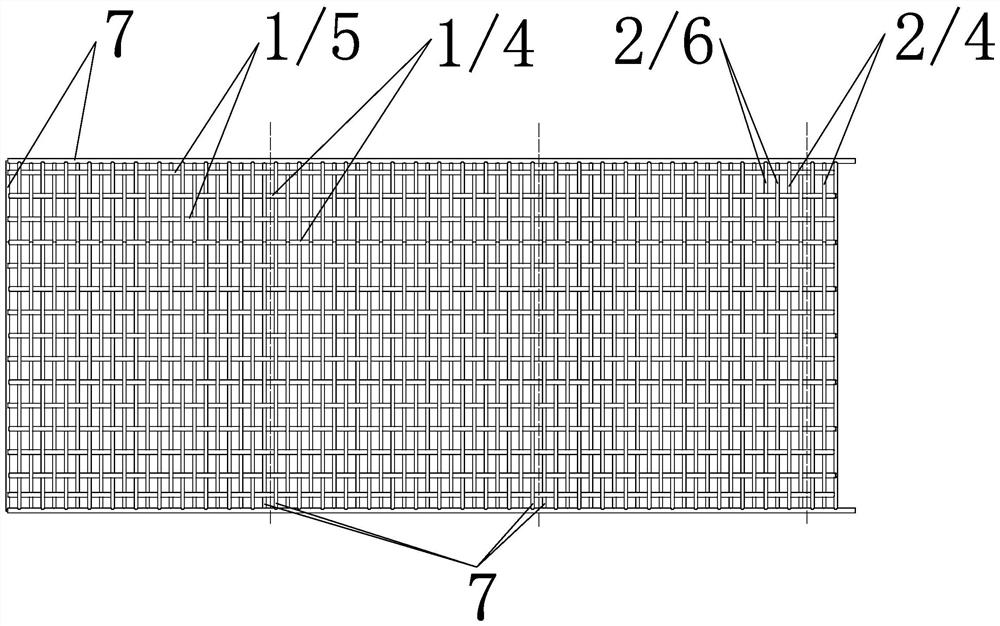 Electroplated carbon fiber lead mesh grid and its manufacturing method