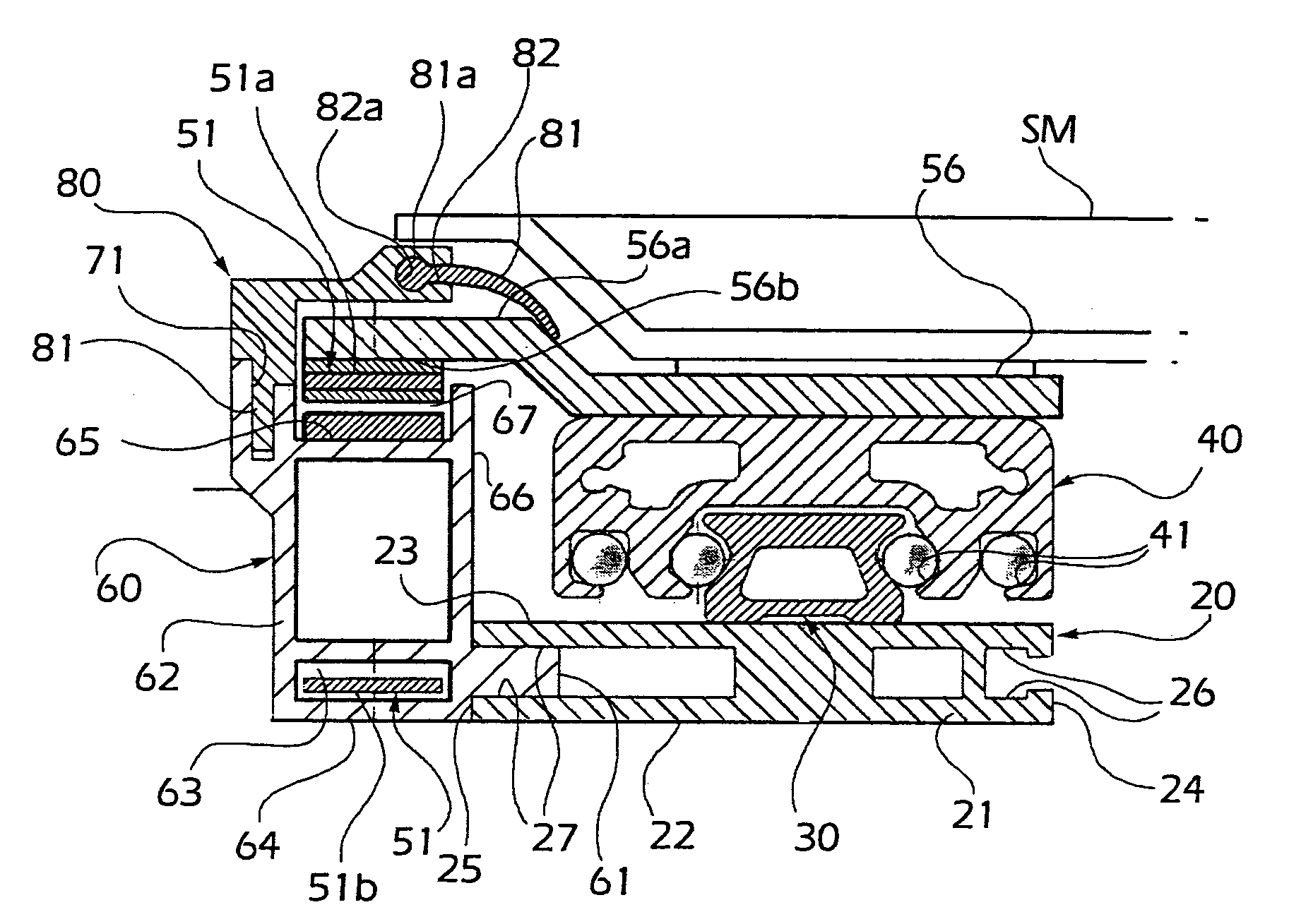 Modular movement support system for an openable roof for a vehicle, in particular for a boat