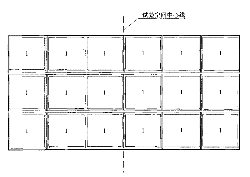 Temperature field control method for large-scale salt fog environment simulation test system