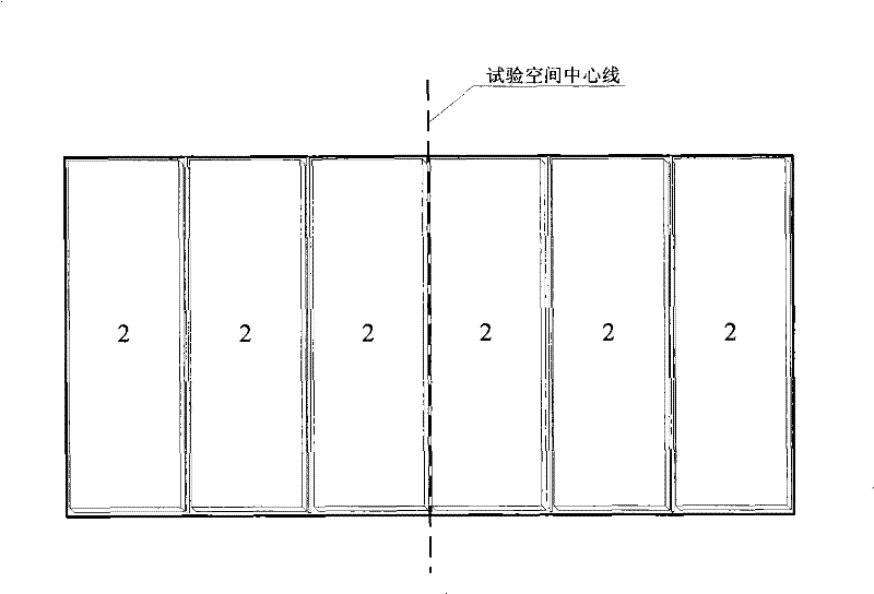 Temperature field control method for large-scale salt fog environment simulation test system