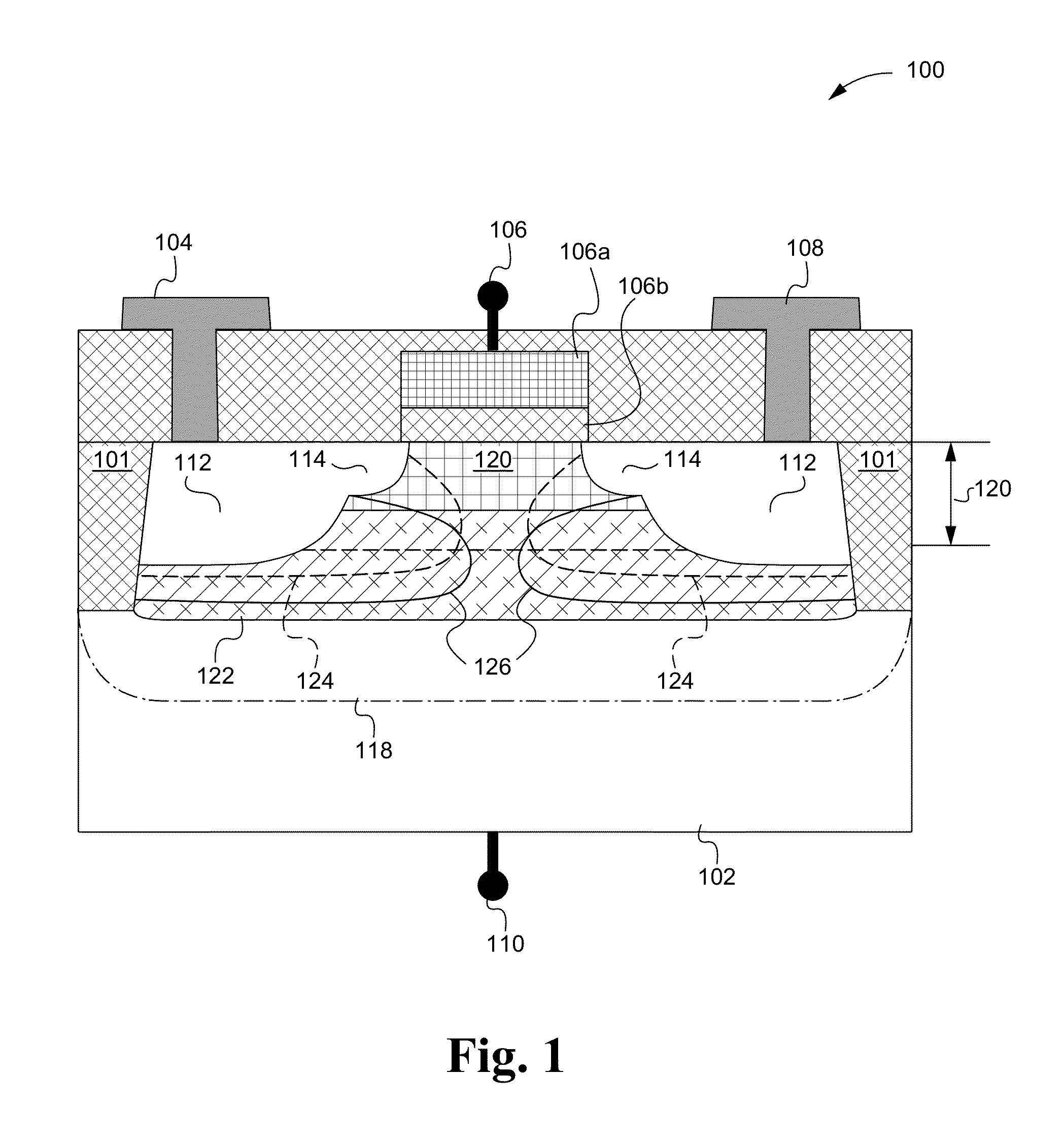 Transistor structure and method with an epitaxial layer over multiple halo implants