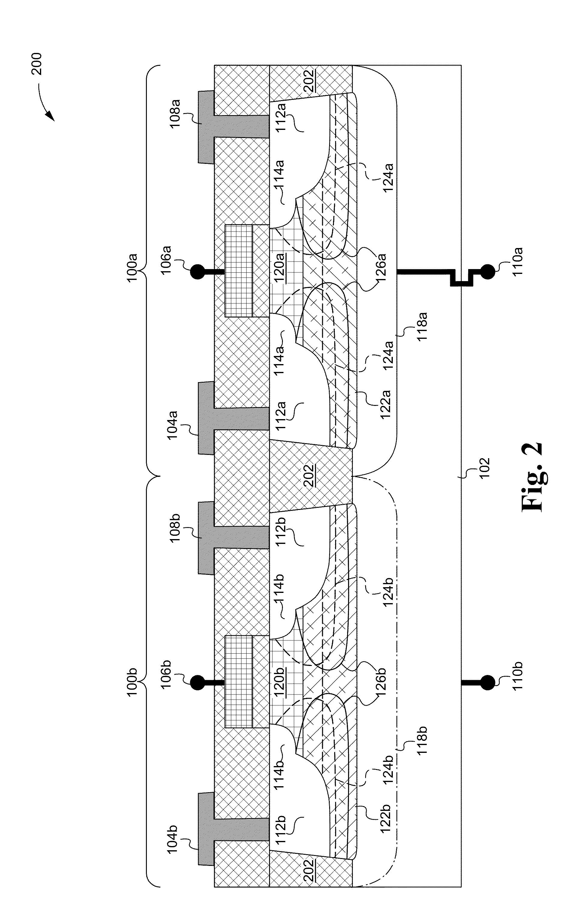 Transistor structure and method with an epitaxial layer over multiple halo implants