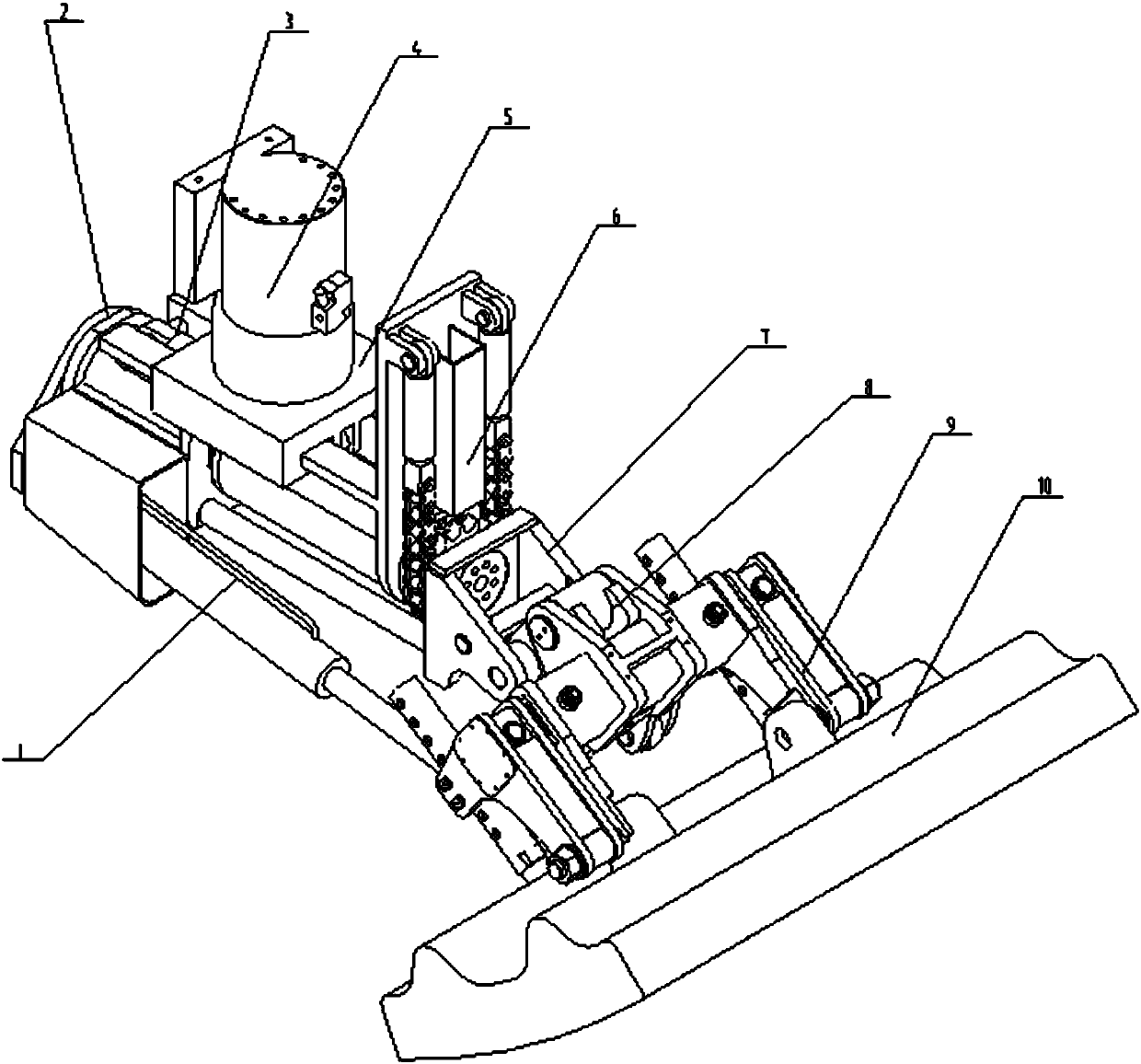 A design method of manipulator for installing mill liner