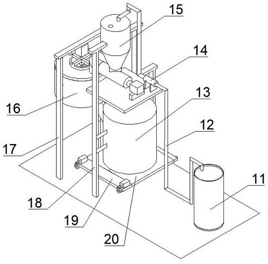 Efficient sludge drying system for sewage treatment