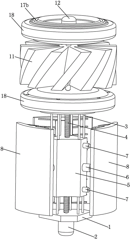 Pipeline inner wall cleaning robot, control circuit and work method