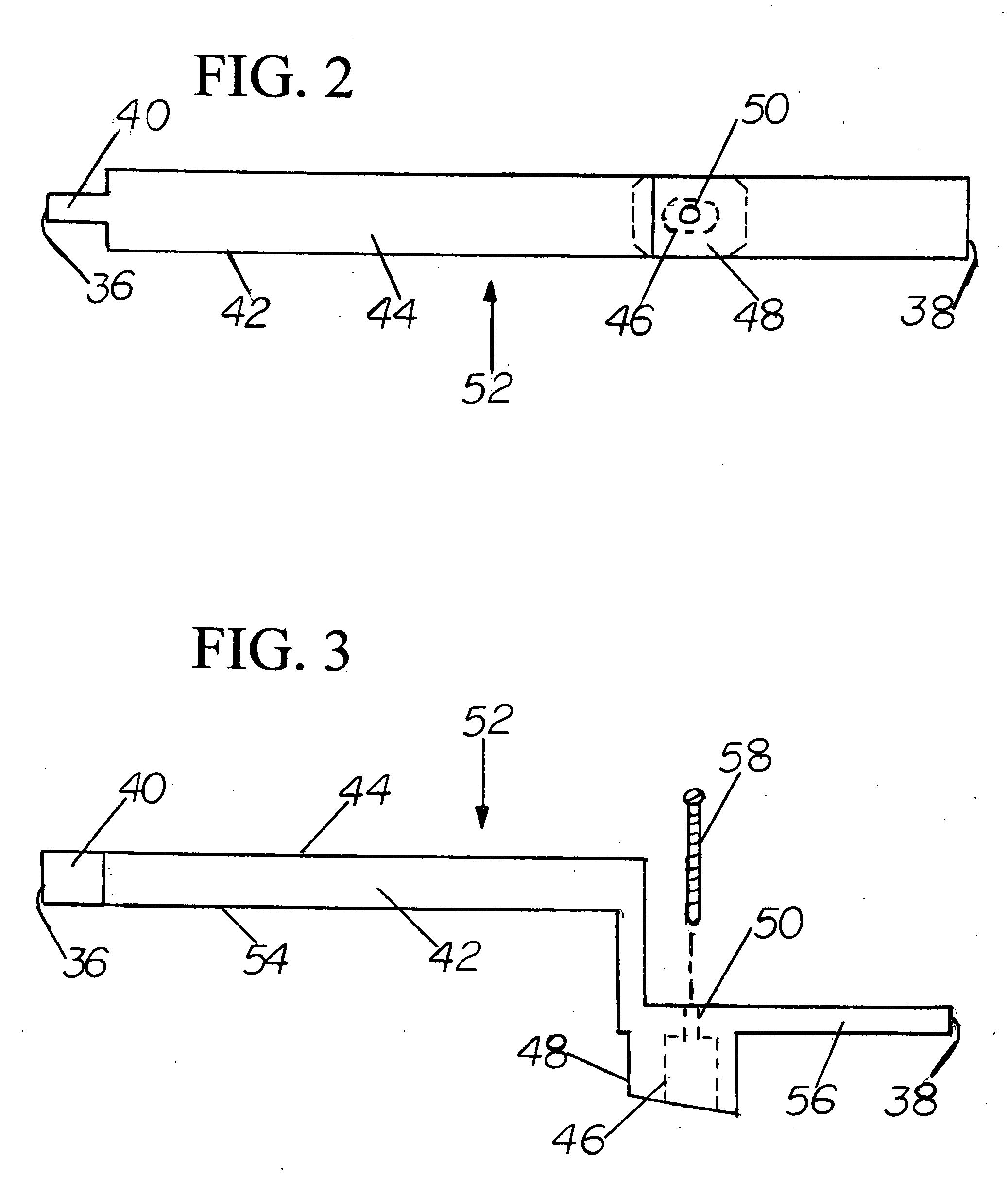 Bracket with detachable body for mounting a front license plate to an automotive vehicle