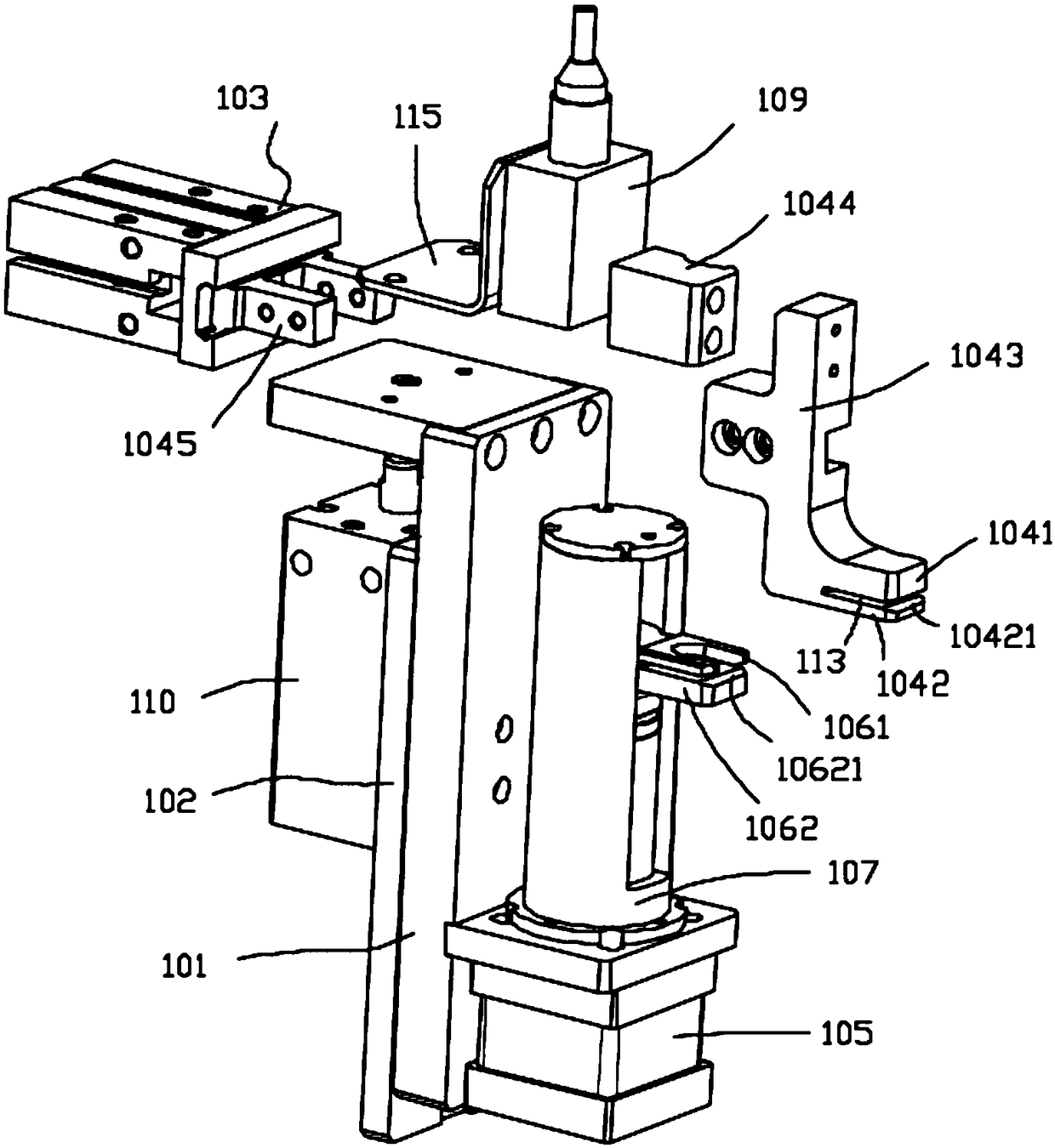 Module for controlling syringe