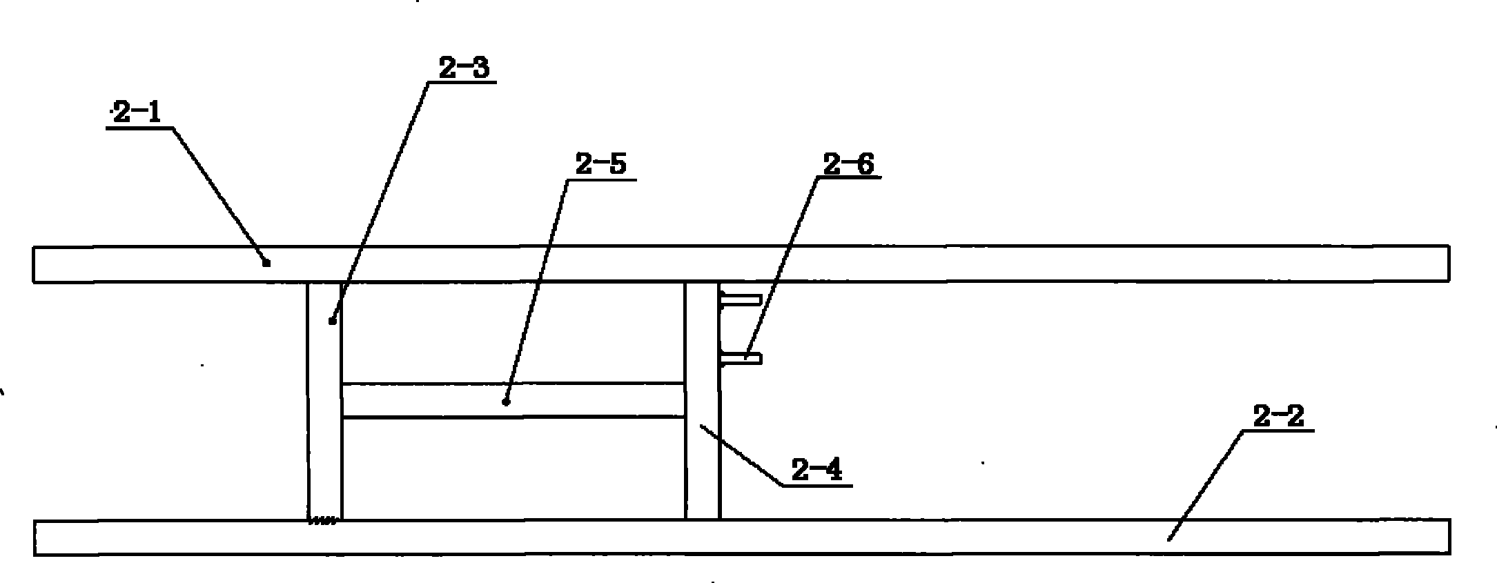 Liftable type medical bed for nursing care