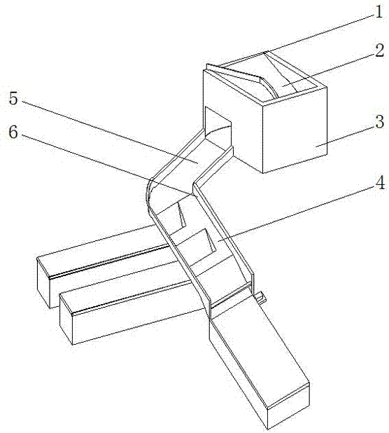 Automatic transportation sorting machine for logistics