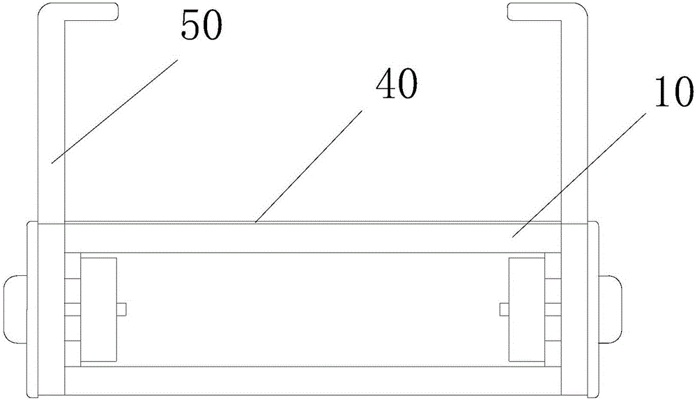 Floating type guide hook mechanism of rapier loom