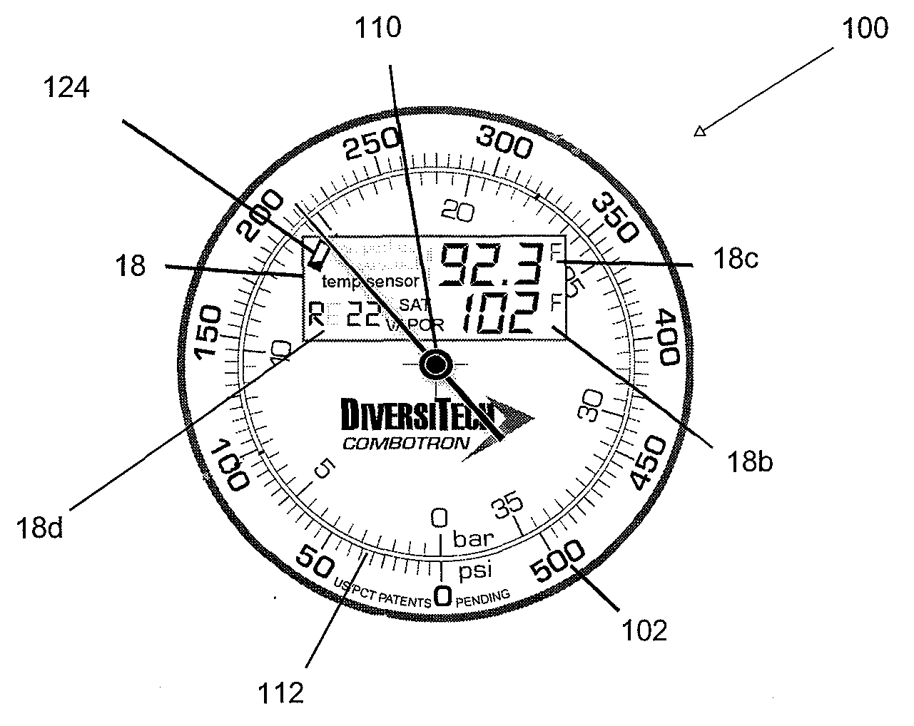 Heating and Air Conditioning Service Gauge