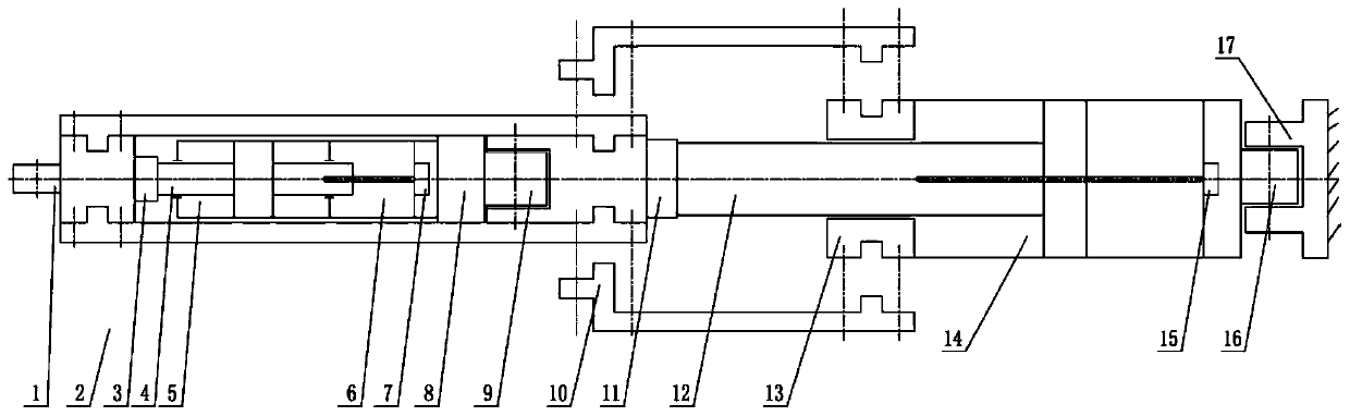 Hydraulic loading device with multiple loading force output modes