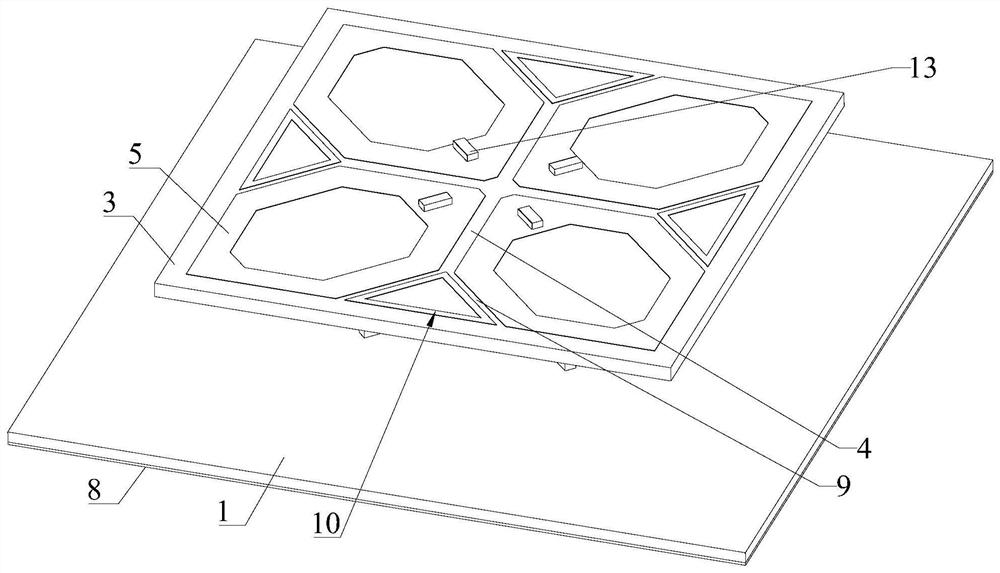 5G low-profile high-performance ultra-wideband antenna oscillator and base station antenna