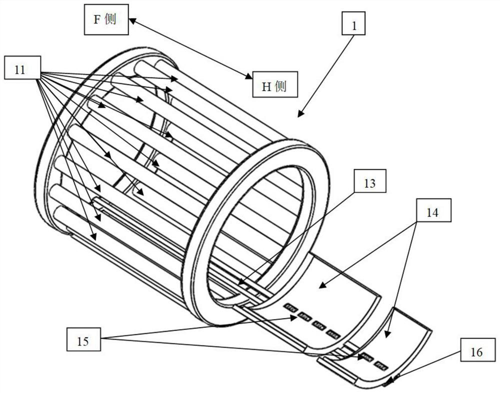 Head/knee joint multipurpose radio frequency coil device based on 7.0t magnetic resonance imaging system