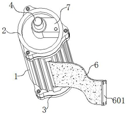 Anti-static ultra-silence motor casing