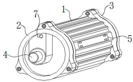 Anti-static ultra-silence motor casing