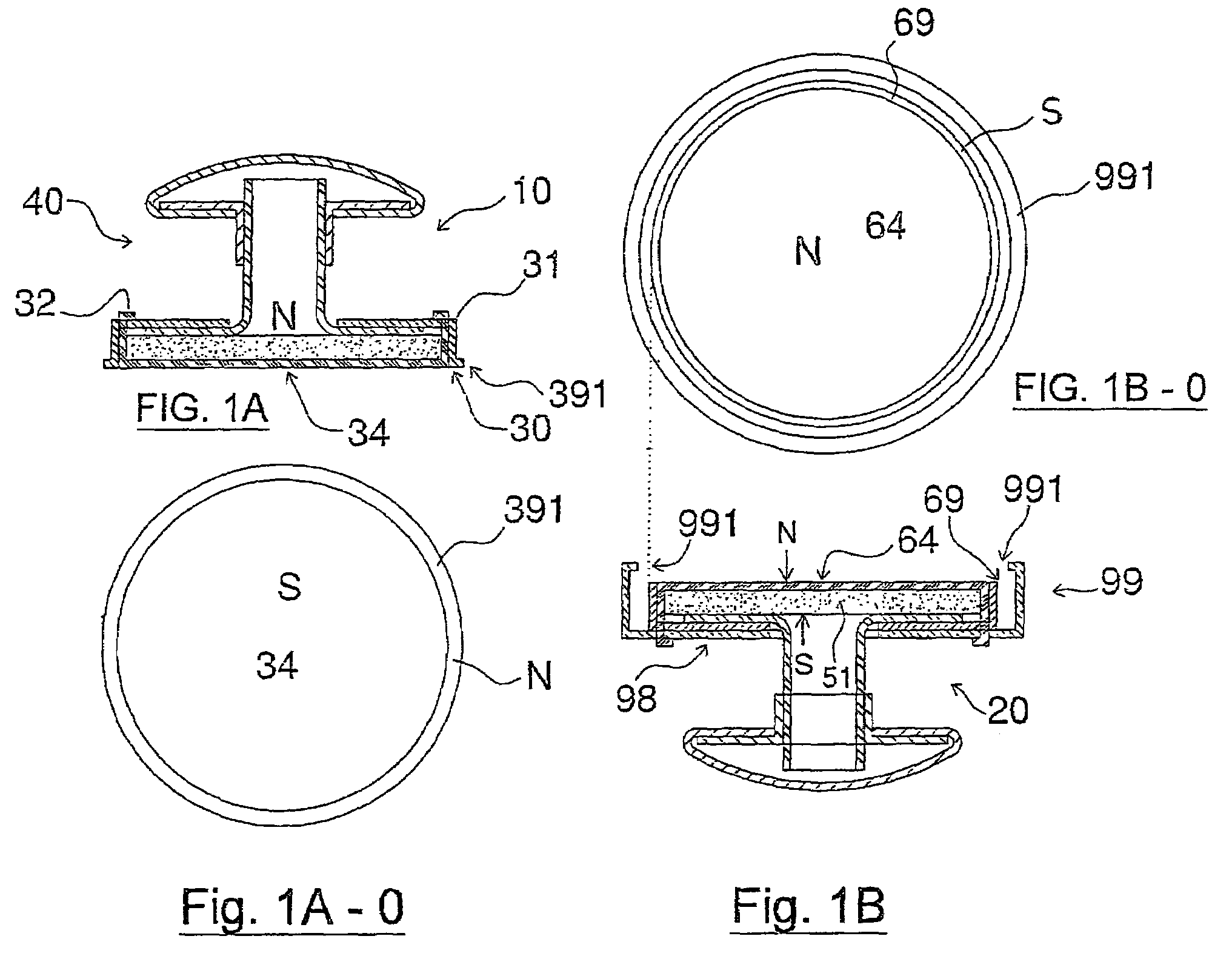 Magnetic fastener