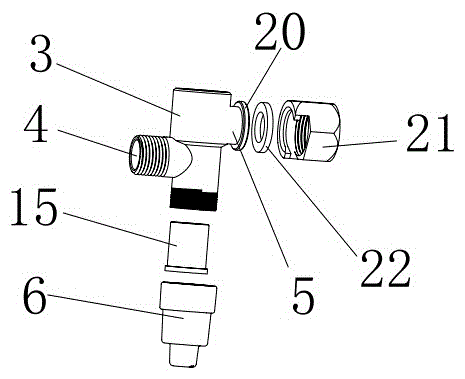 Directly-operated automatic water replenishing valve for solar water heater