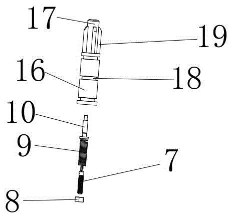 Directly-operated automatic water replenishing valve for solar water heater