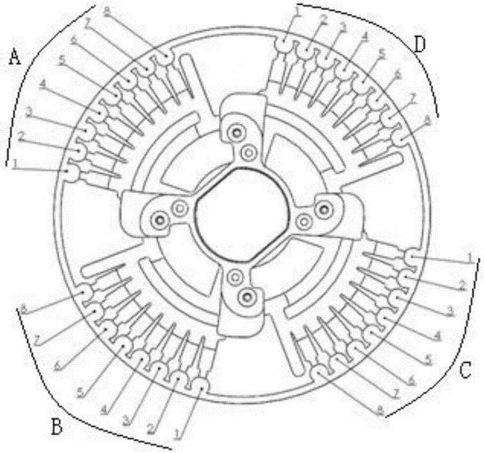 Primer combination for detecting infectious diarrhea pathogen and kit thereof