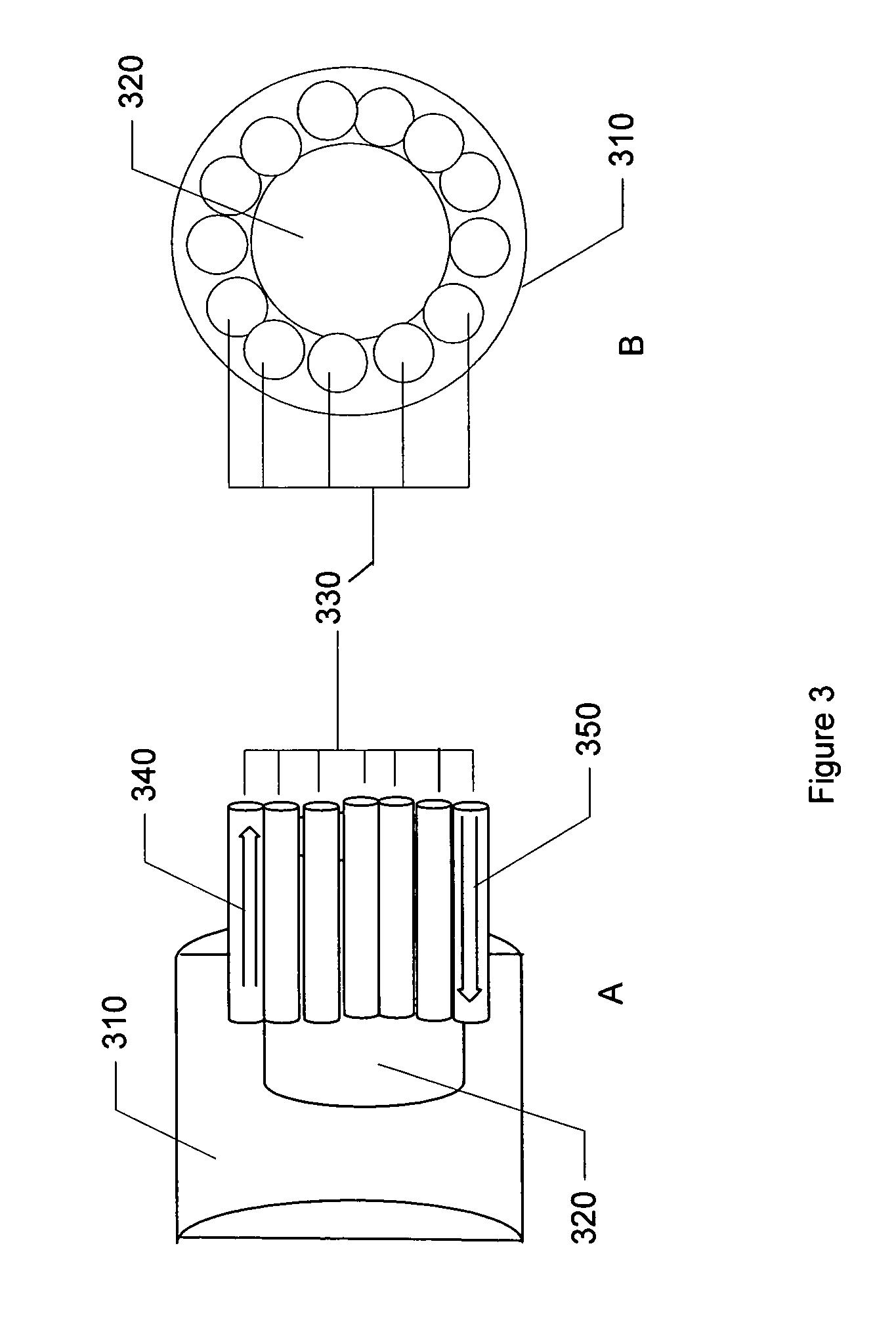 Powered fiber cable