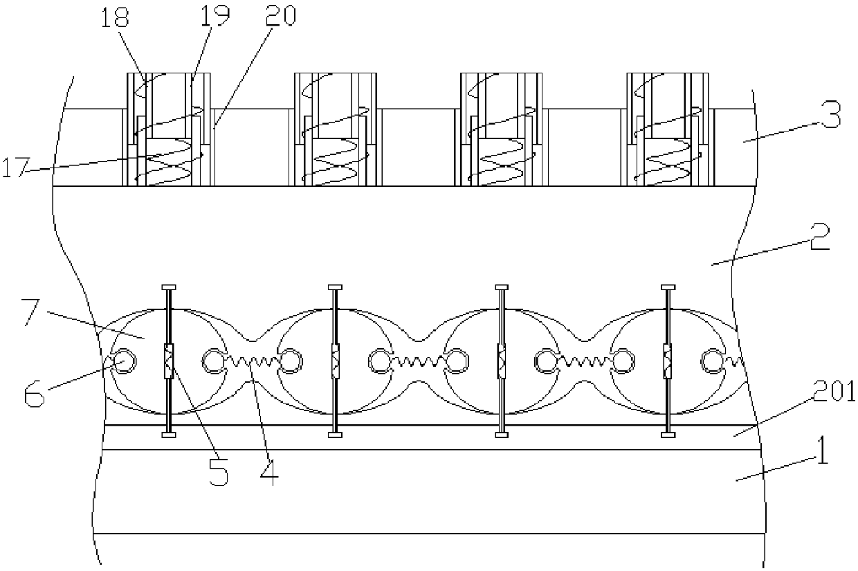 Anti-seismic quakeproof device for building