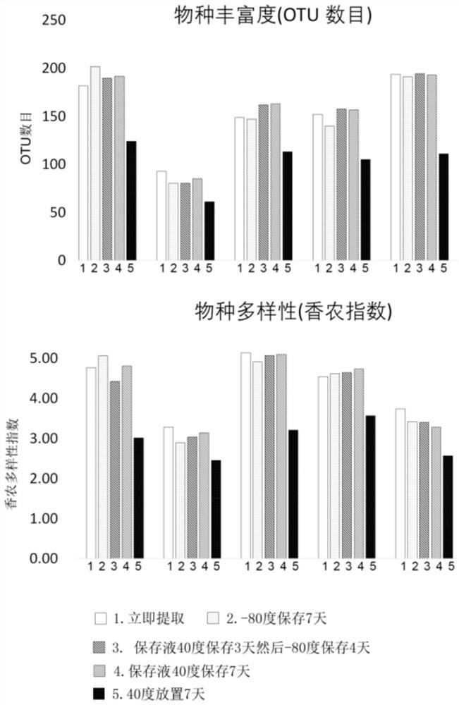 Fecal nucleic acid preserving fluid and preparation method and application thereof