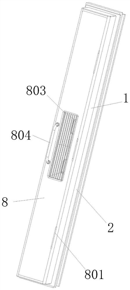 A window-hung air purification device